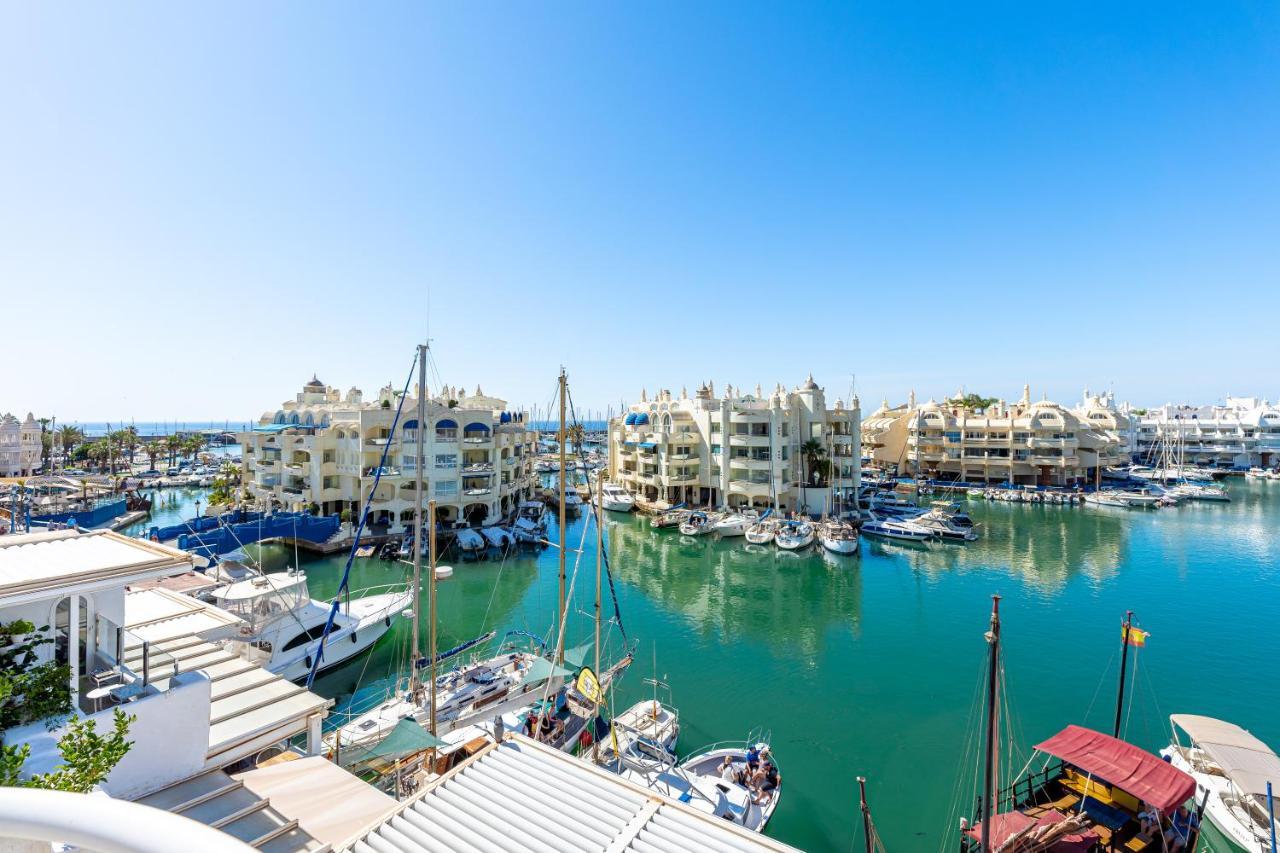 Atico Puerto Marina First Island With Sea Views And Rooftop Pool Беналмадена Екстериор снимка